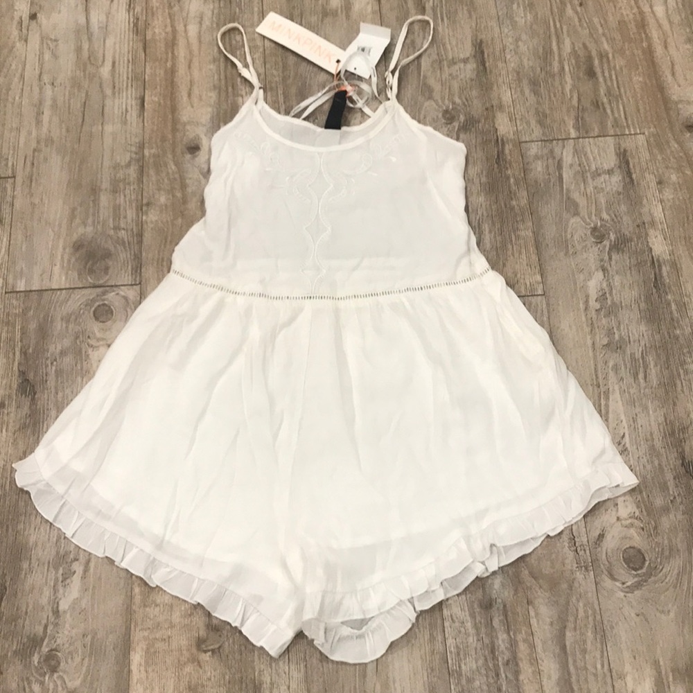 Minkpink White Romper